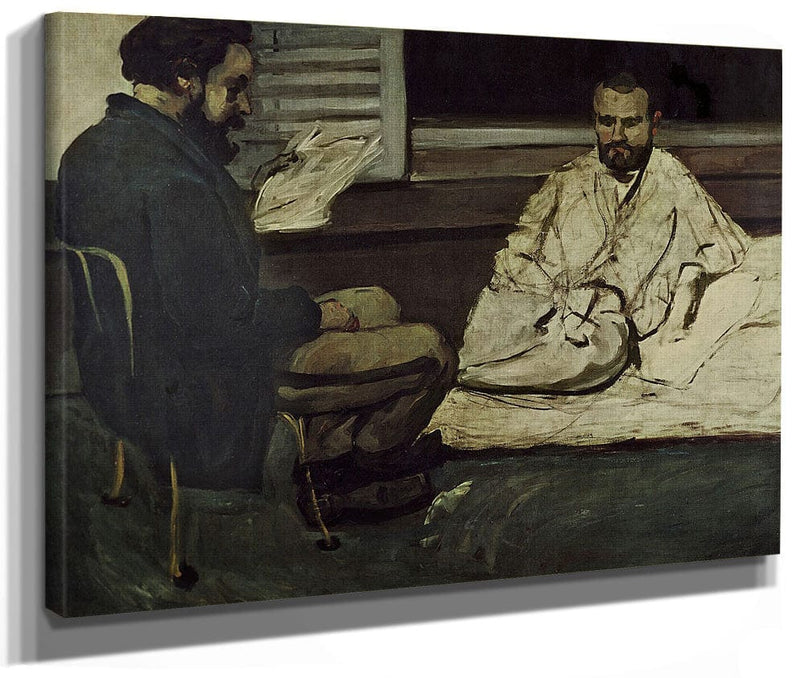 Paul Alexis (1847 1901) Reading A Manuscript To Emile Zola (1840 1902) By Paul Cezanne Phoenix 4x3