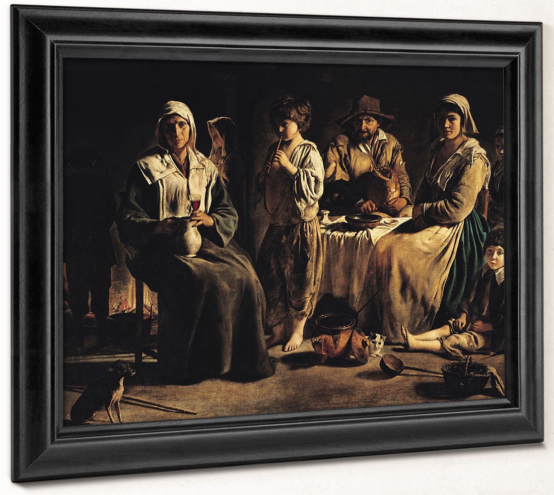 Peasant Family In An Interior By Louis Le Nain Phoenix 4x3