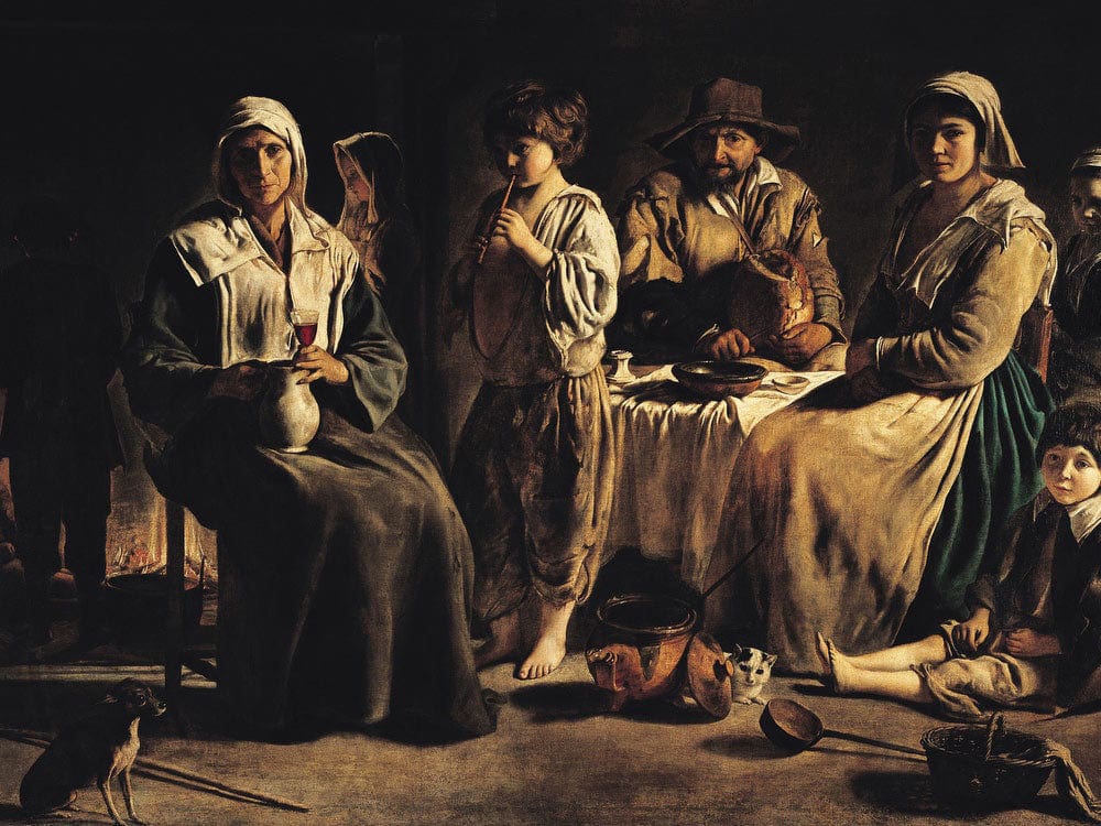 Peasant Family In An Interior By Louis Le Nain Phoenix 4x3