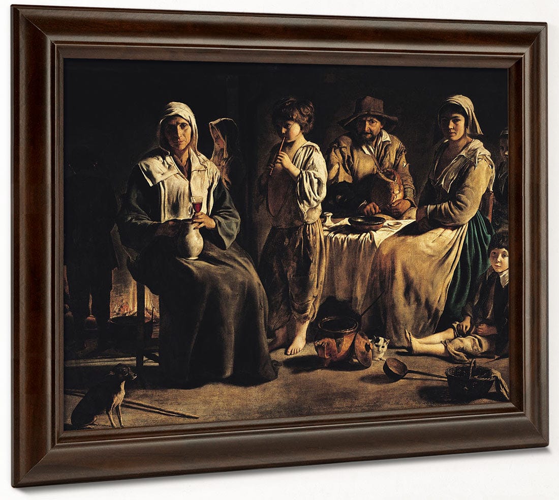 Peasant Family In An Interior By Louis Le Nain Phoenix 4x3