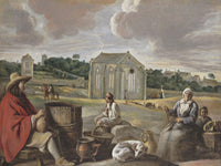 Peasants In A Landscape By Louis Le Nain Phoenix 4x3