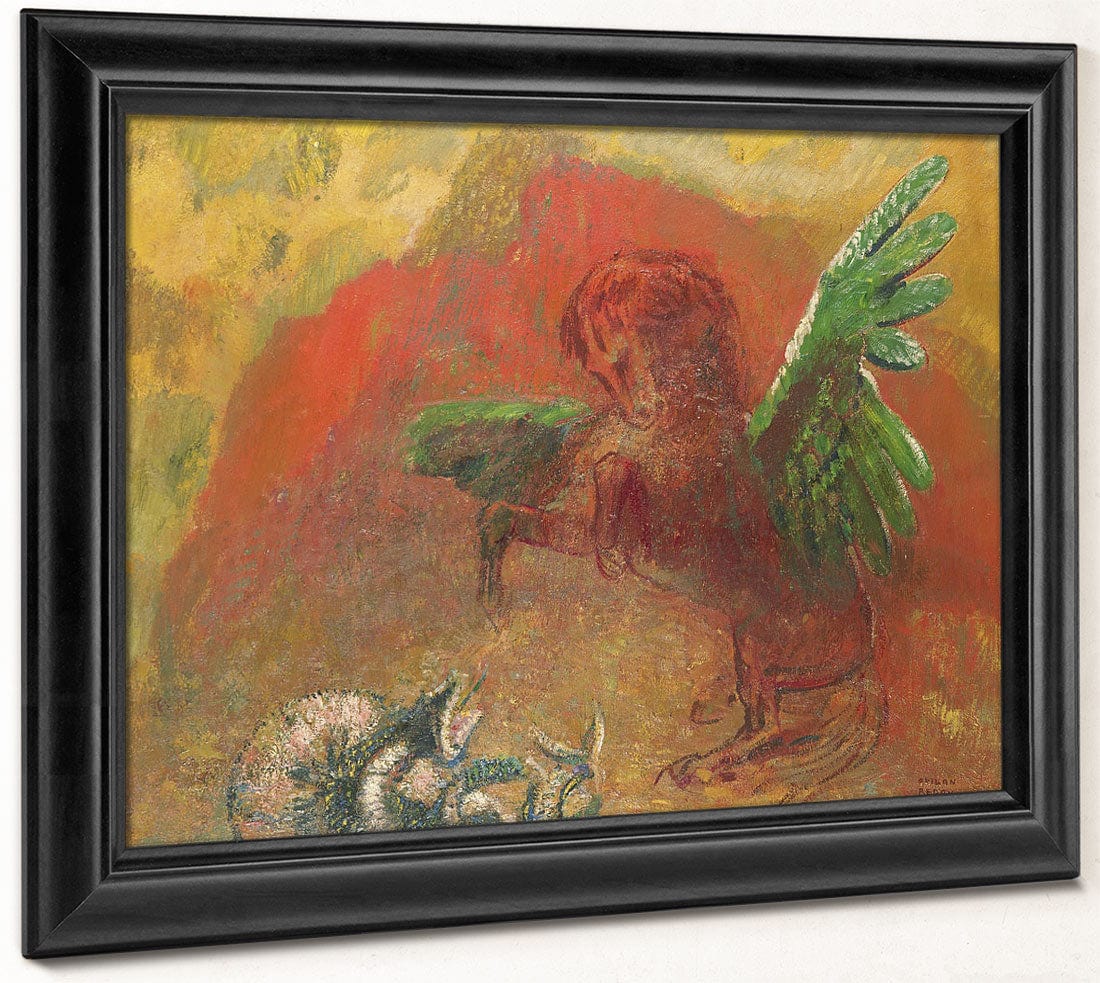 Pegasus Triumphant By Odilon Redon Phoenix 4x3