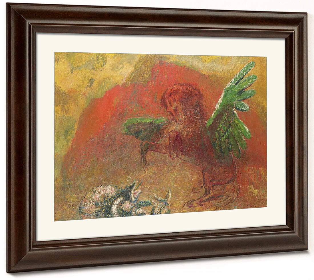 Pegasus Triumphant By Odilon Redon Phoenix 4x3