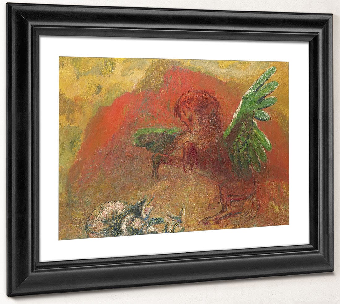 Pegasus Triumphant By Odilon Redon Phoenix 4x3