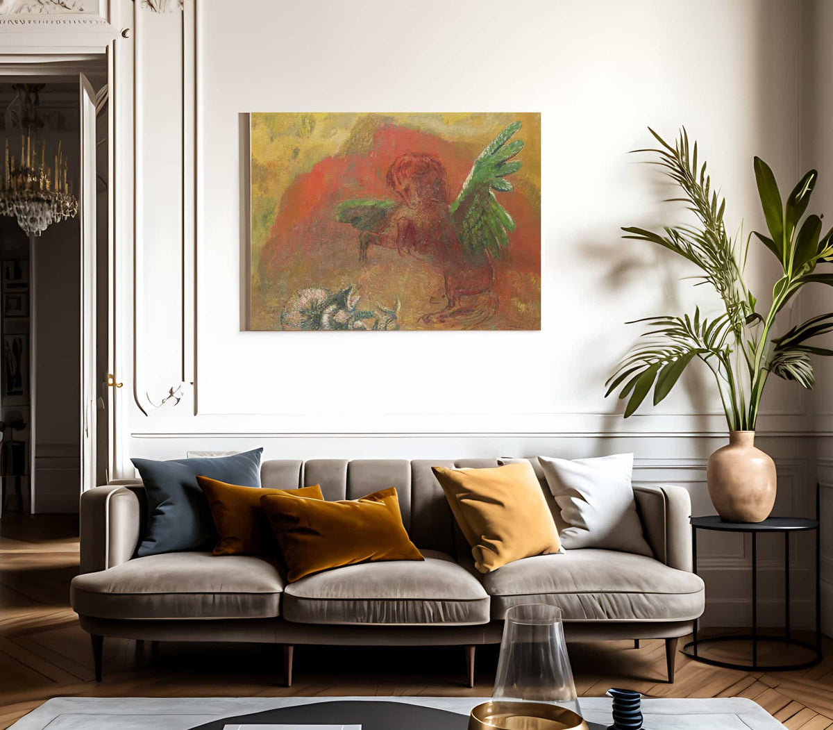 Pegasus Triumphant By Odilon Redon Phoenix 4x3