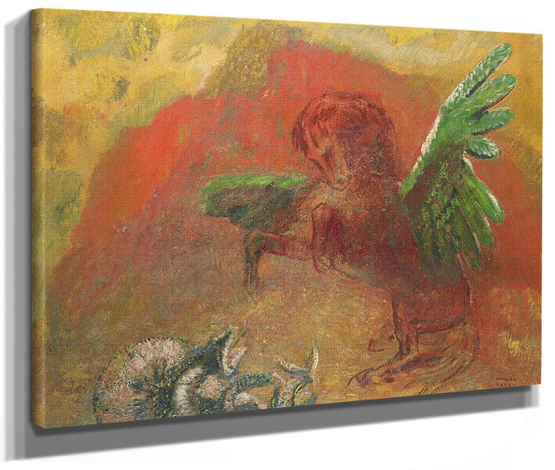 Pegasus Triumphant By Odilon Redon Phoenix 4x3