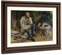 Pierre Joseph Proudhon (1809 65) And His Children In 1853 By Jean Desire Gustave Courbet Phoenix 4x3