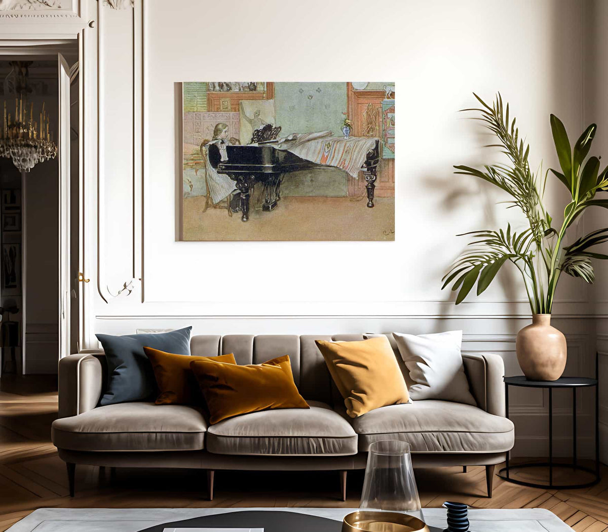 Playing Scales 1905 By Carl Larsson Phoenix 4x3