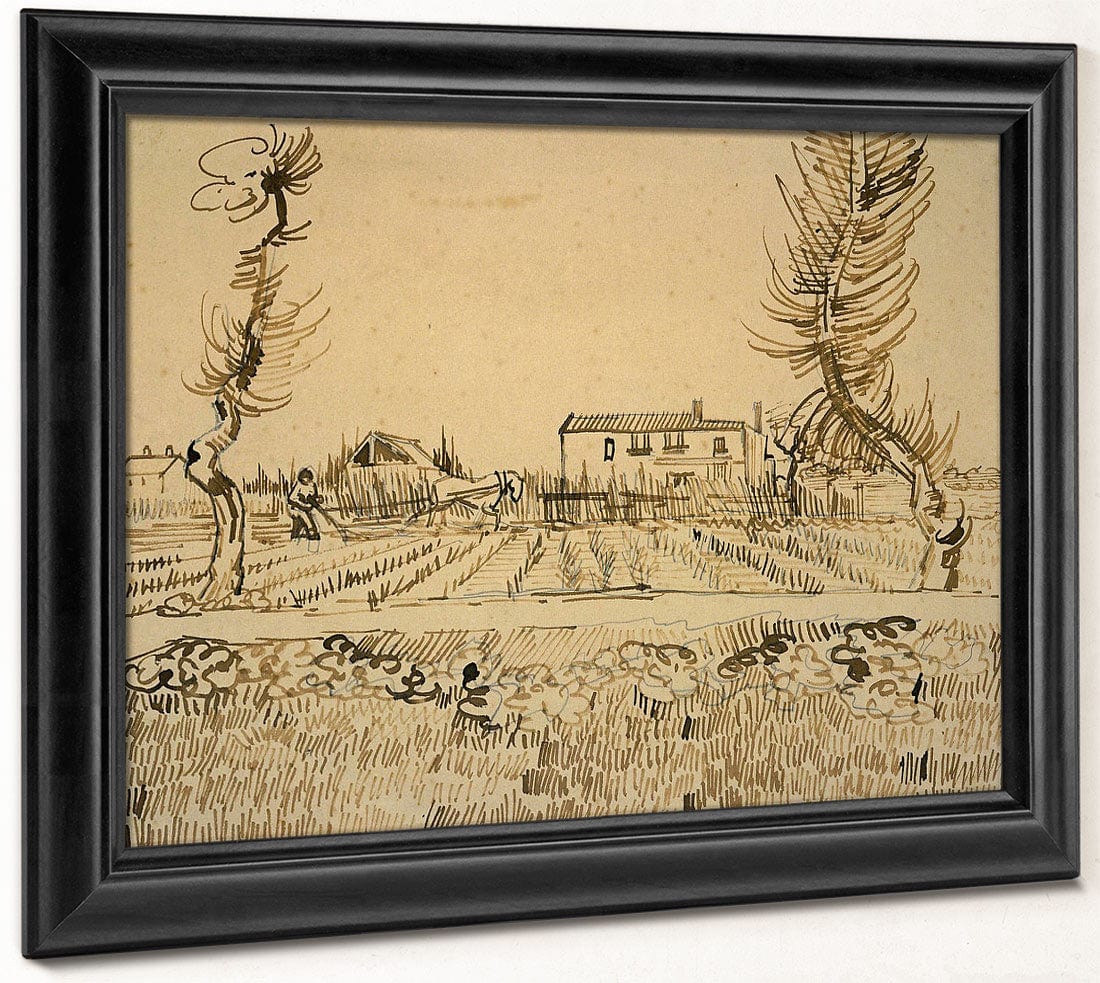 Ploughman In The Fields Near Arles By Vincent Van Gogh Phoenix 4x3