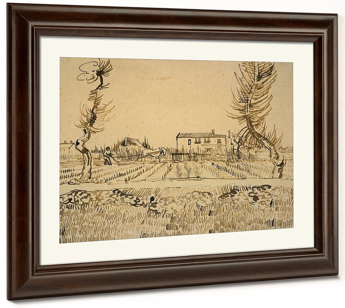 Ploughman In The Fields Near Arles By Vincent Van Gogh Phoenix 4x3