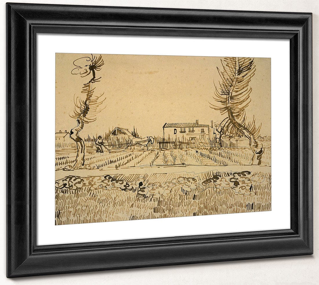 Ploughman In The Fields Near Arles By Vincent Van Gogh Phoenix 4x3