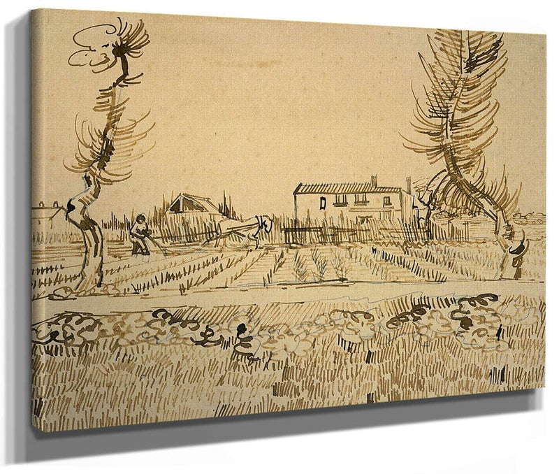 Ploughman In The Fields Near Arles By Vincent Van Gogh Phoenix 4x3