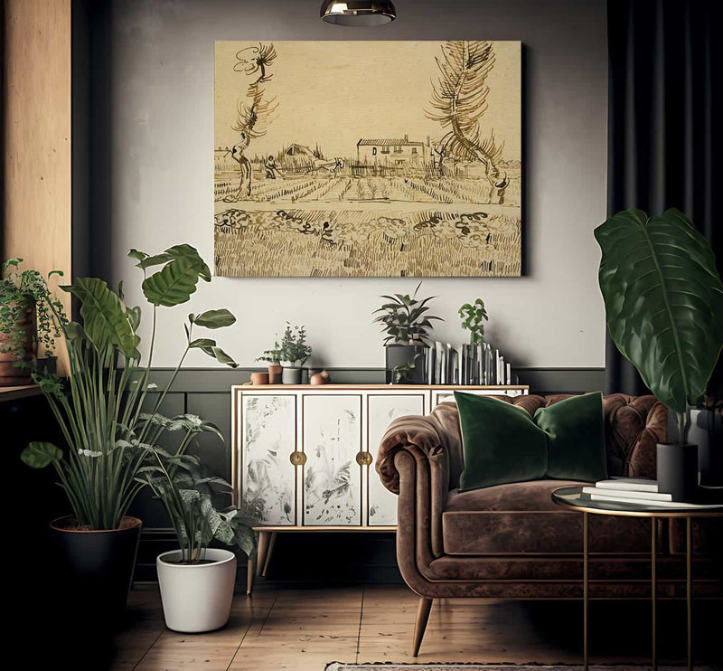 Ploughman In The Fields Near Arles By Vincent Van Gogh Phoenix 4x3