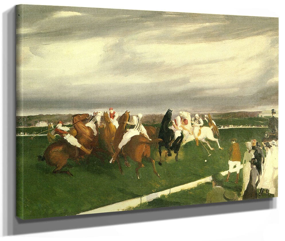Polo At Lakewood 1910 By George Bellows Phoenix 4x3