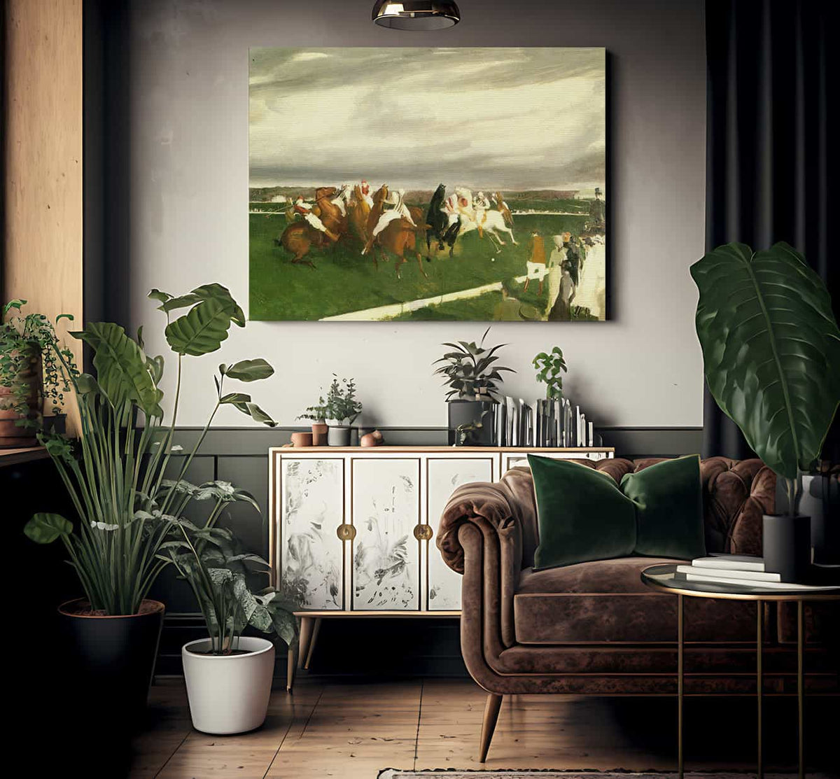 Polo At Lakewood 1910 By George Bellows Phoenix 4x3