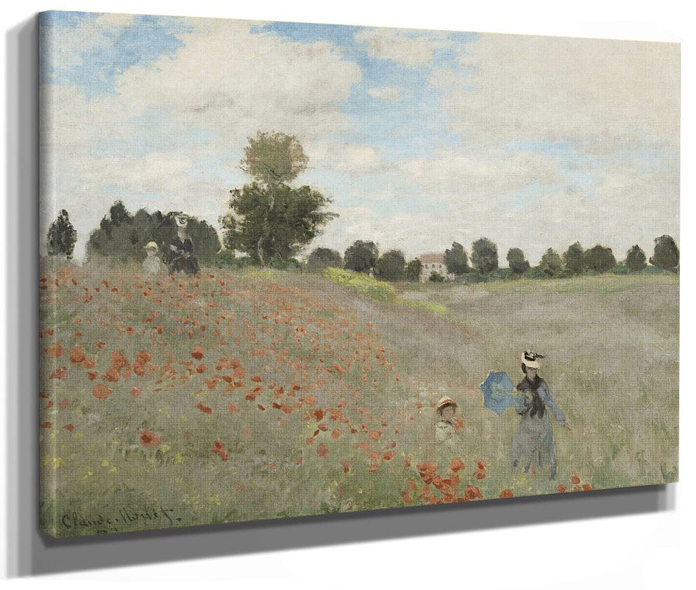 Poppy Field 2 By Claude Monet Phoenix 4x3