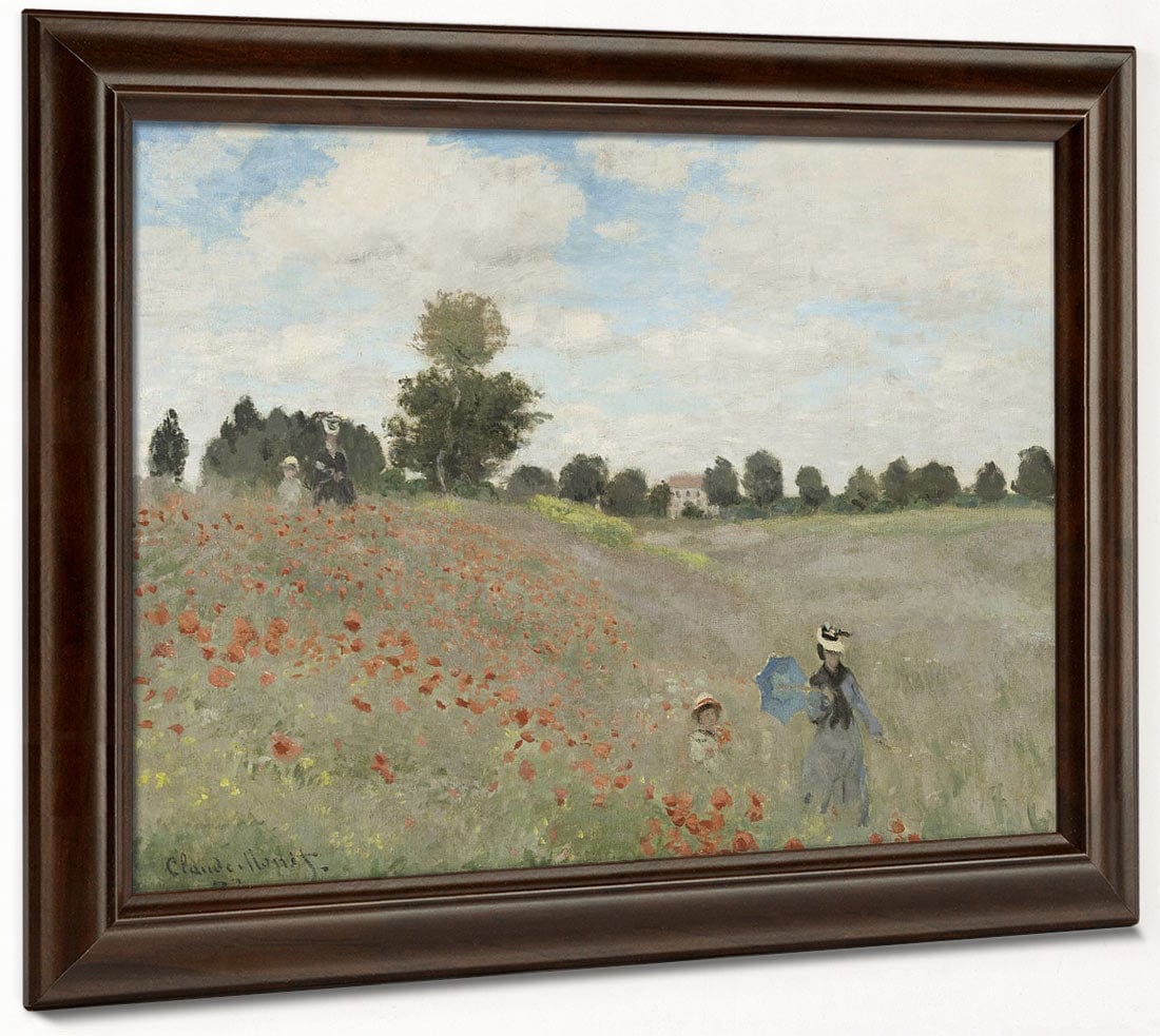 Poppy Field By Claude Monet Phoenix 4x3