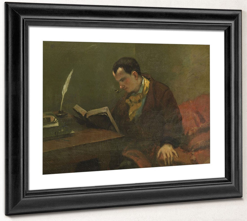 Portrait Of Charles Baudelaire (1821 67) By Jean Desire Gustave Courbet Phoenix 4x3