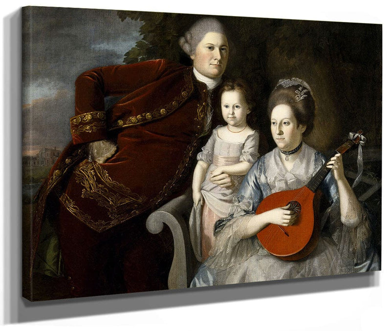 Portrait Of The Edward Lloyd Family By Charles Willson Peale Phoenix 4x3