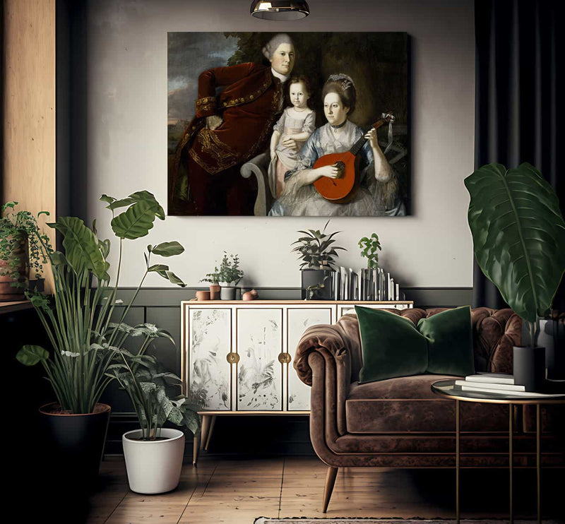 Portrait Of The Edward Lloyd Family By Charles Willson Peale Phoenix 4x3