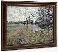 Promenade Near Argenteuil By Claude Monet Phoenix 4x3