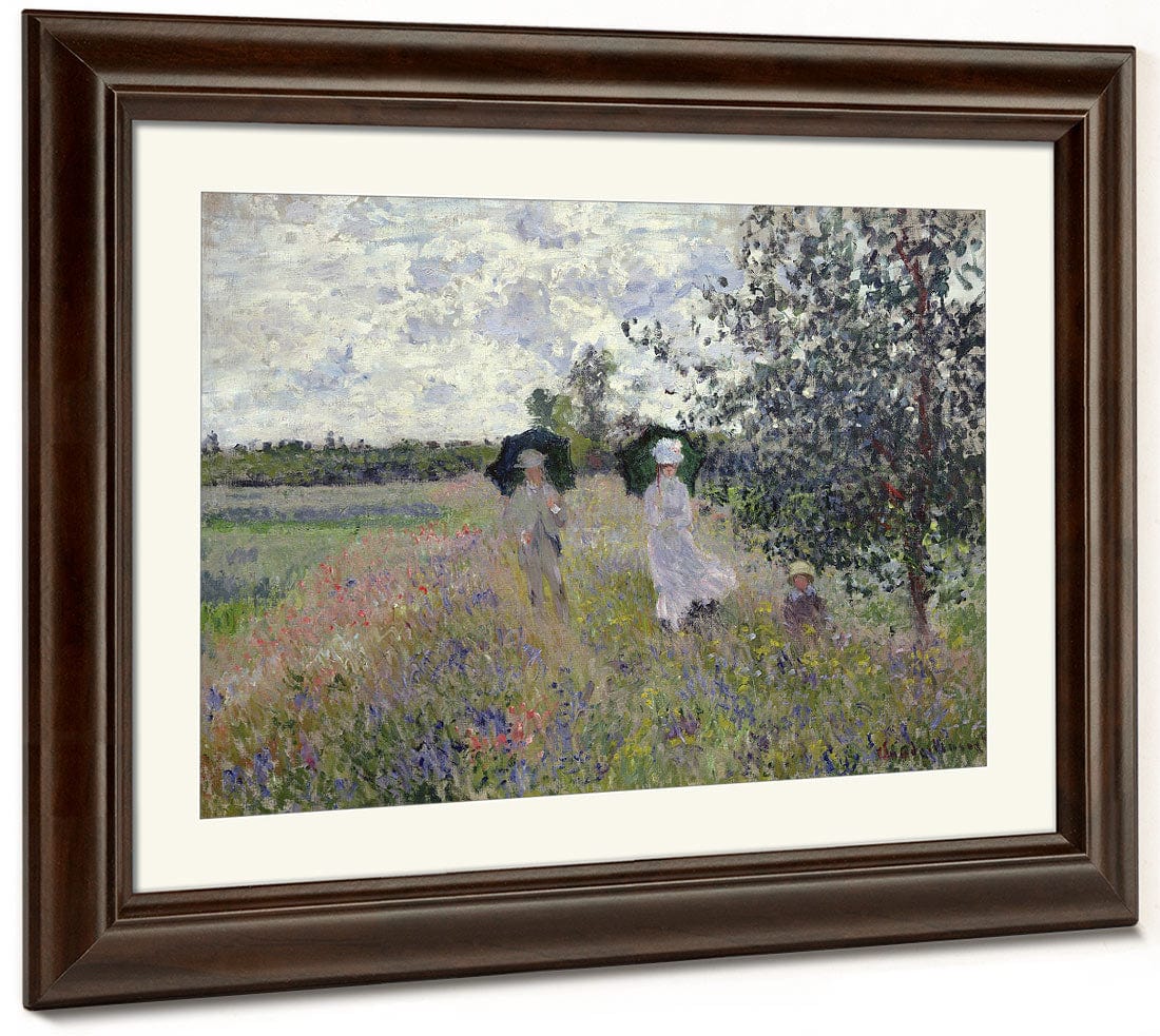 Promenade Near Argenteuil By Claude Monet Phoenix 4x3
