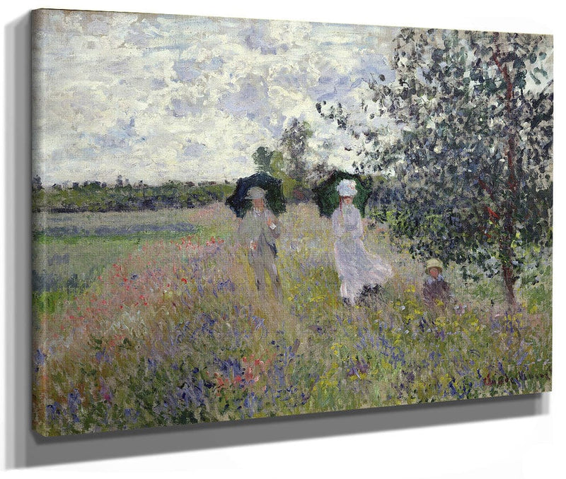 Promenade Near Argenteuil By Claude Monet Phoenix 4x3
