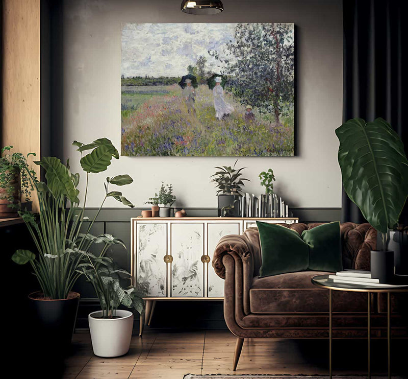 Promenade Near Argenteuil By Claude Monet Phoenix 4x3