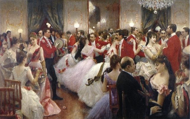 The Ball 1885 By Julius Leblanc Stewart Phoenix 4x3