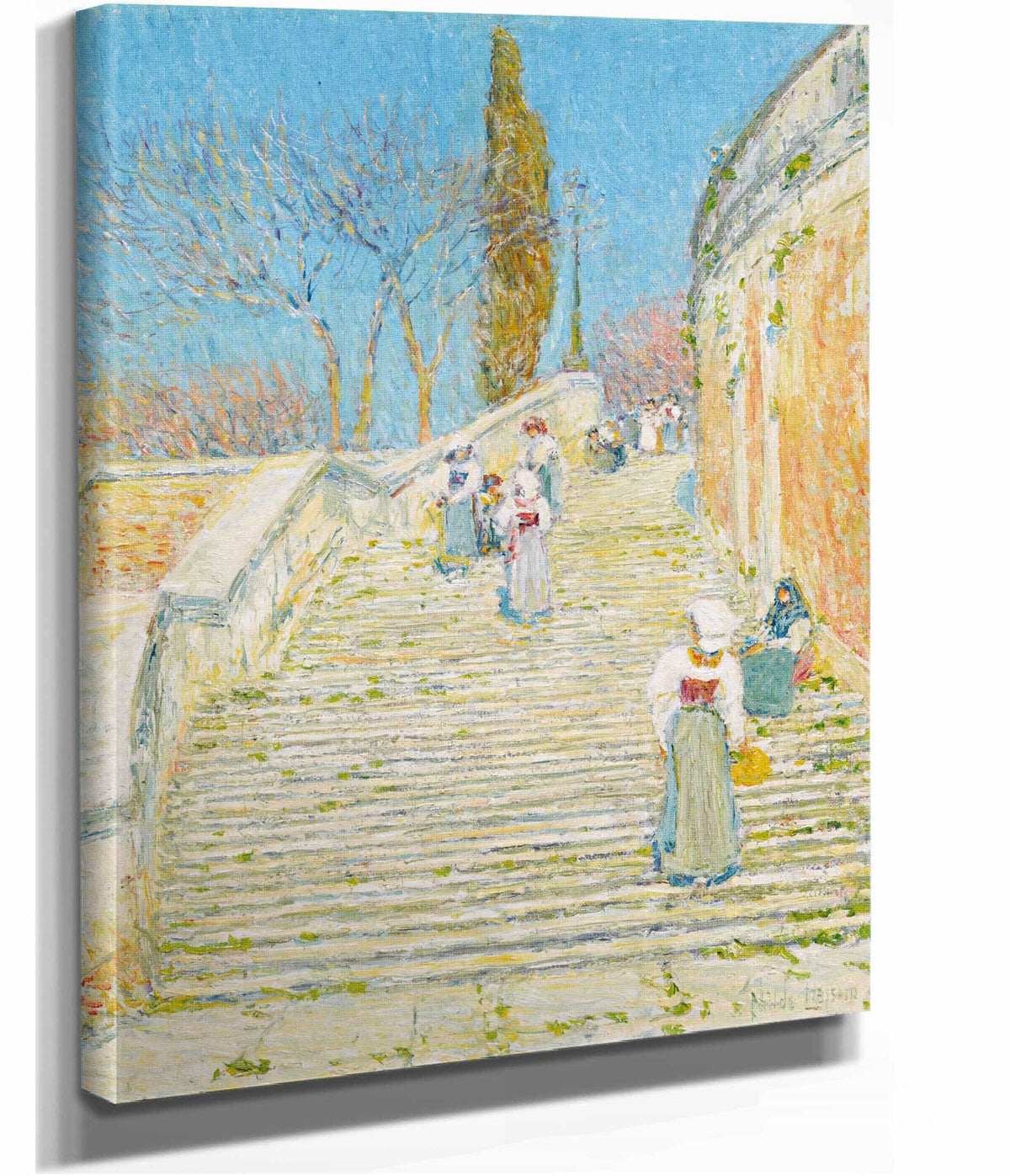 Piazza Di Spagna Rome by Childe Hassam