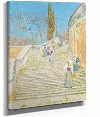 Piazza Di Spagna Rome by Childe Hassam