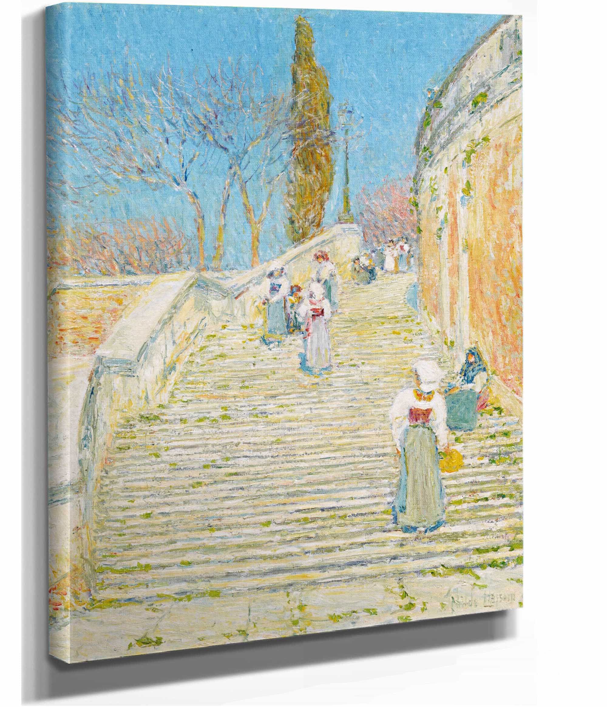 Piazza Di Spagna Rome by Childe Hassam