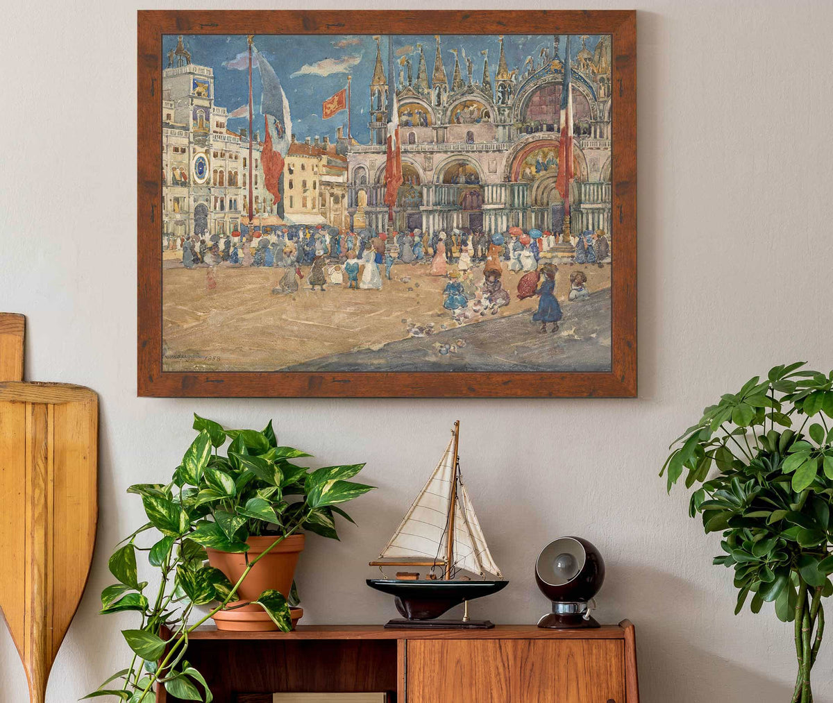 Piazza San Marco by Maurice Prendergast