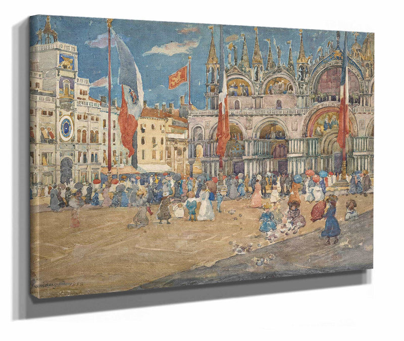 Piazza San Marco by Maurice Prendergast