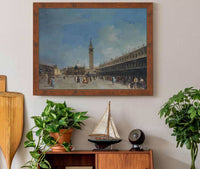 Piazza San Marco Late S by Francesco Guardi