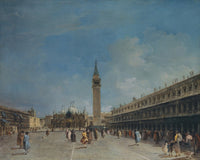 Piazza San Marco Late S by Francesco Guardi