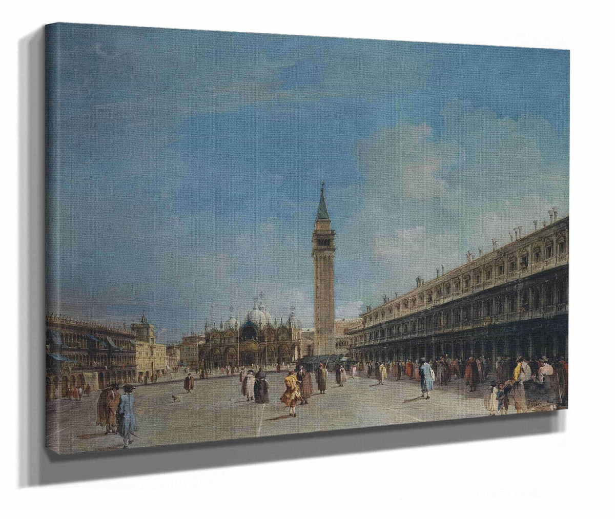 Piazza San Marco Late S by Francesco Guardi