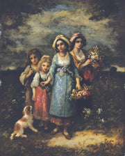 Picking Flowers by Narcisse Virgile Diaz De La Pena