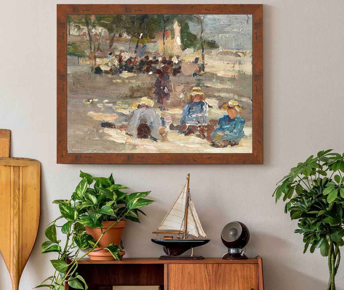 Picnic In The Park by Max Liebermann