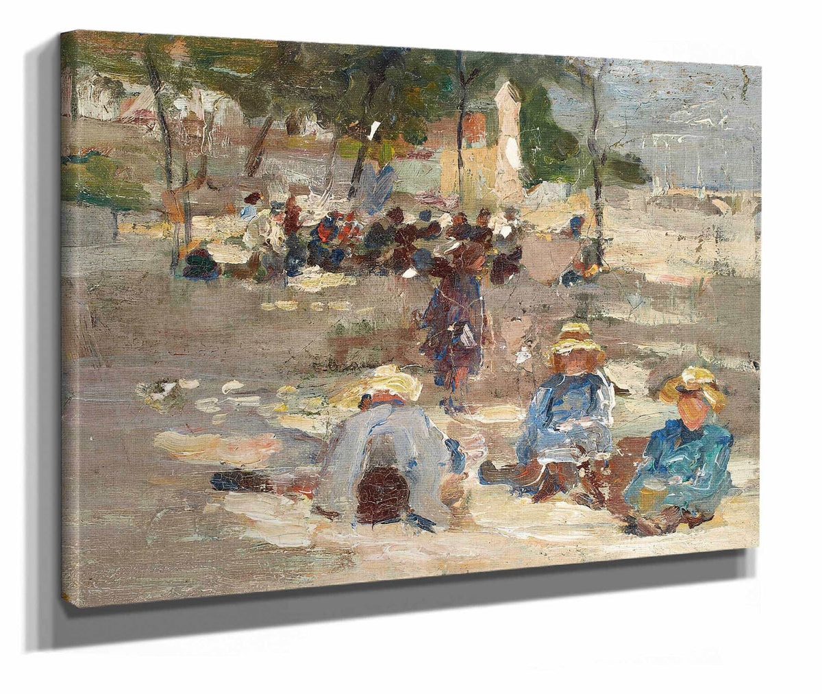Picnic In The Park by Max Liebermann