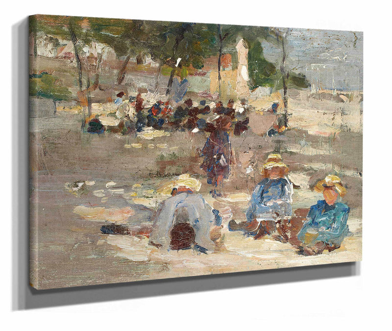 Picnic In The Park by Max Liebermann