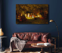 Picnic Party In The Woods by John George Brown