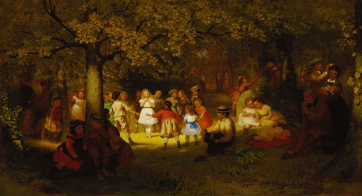 Picnic Party In The Woods by John George Brown