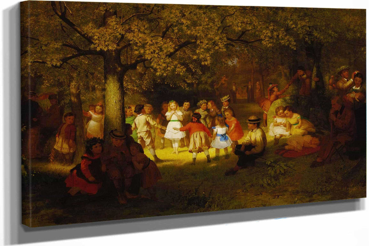 Picnic Party In The Woods by John George Brown
