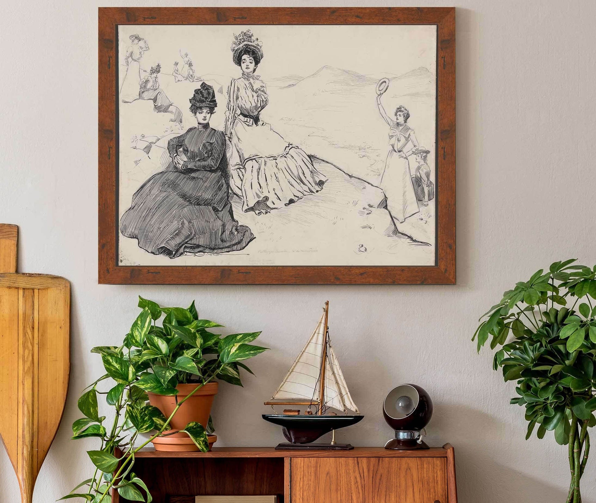 Picturesque America Anywhere In The Mountains by Charles Dana Gibson
