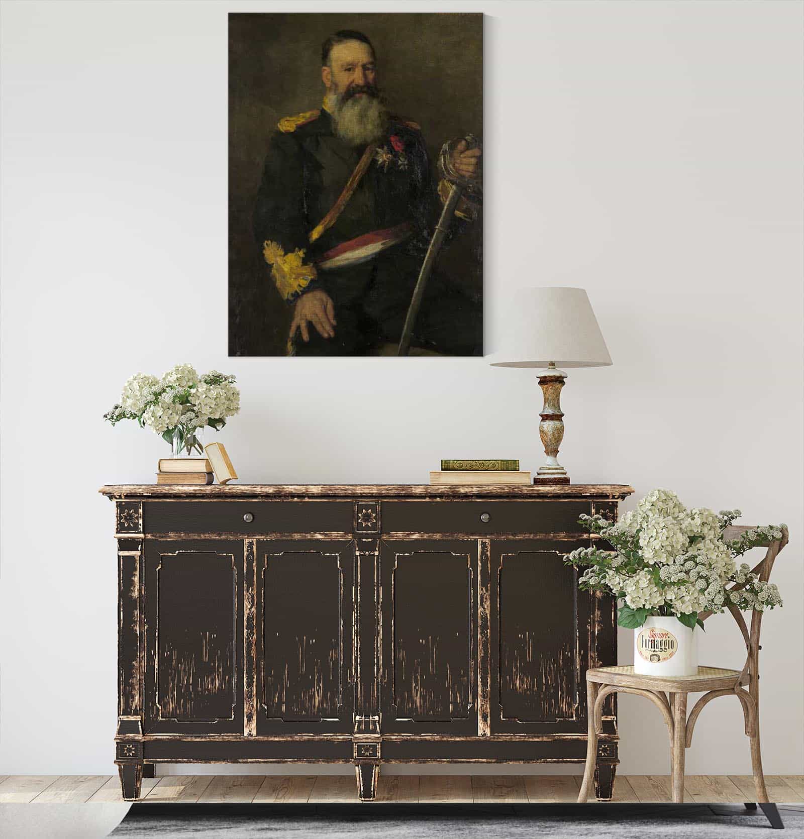 Piet J Joubert  Commandant Generaal Van De Zuidafrikaanse Republiek by Therese Schwartze