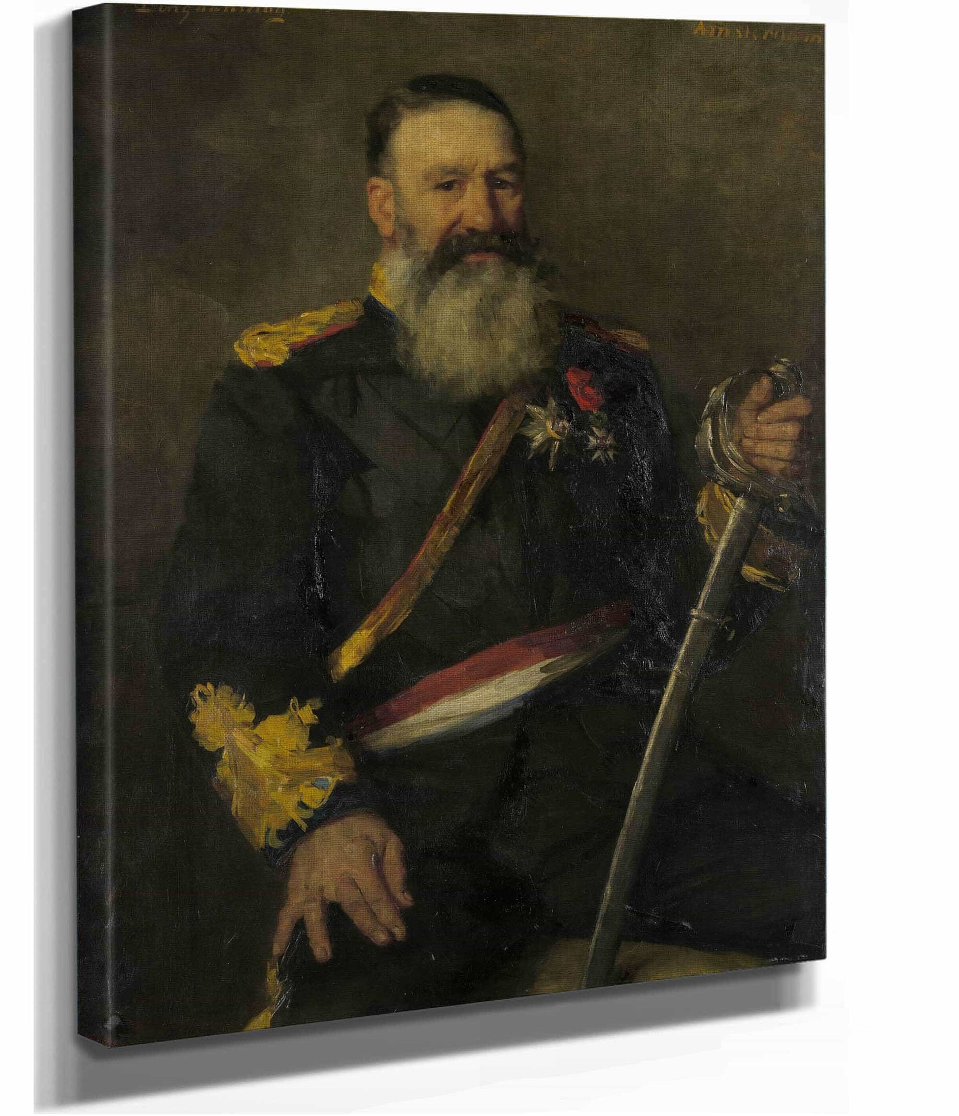 Piet J Joubert  Commandant Generaal Van De Zuidafrikaanse Republiek by Therese Schwartze