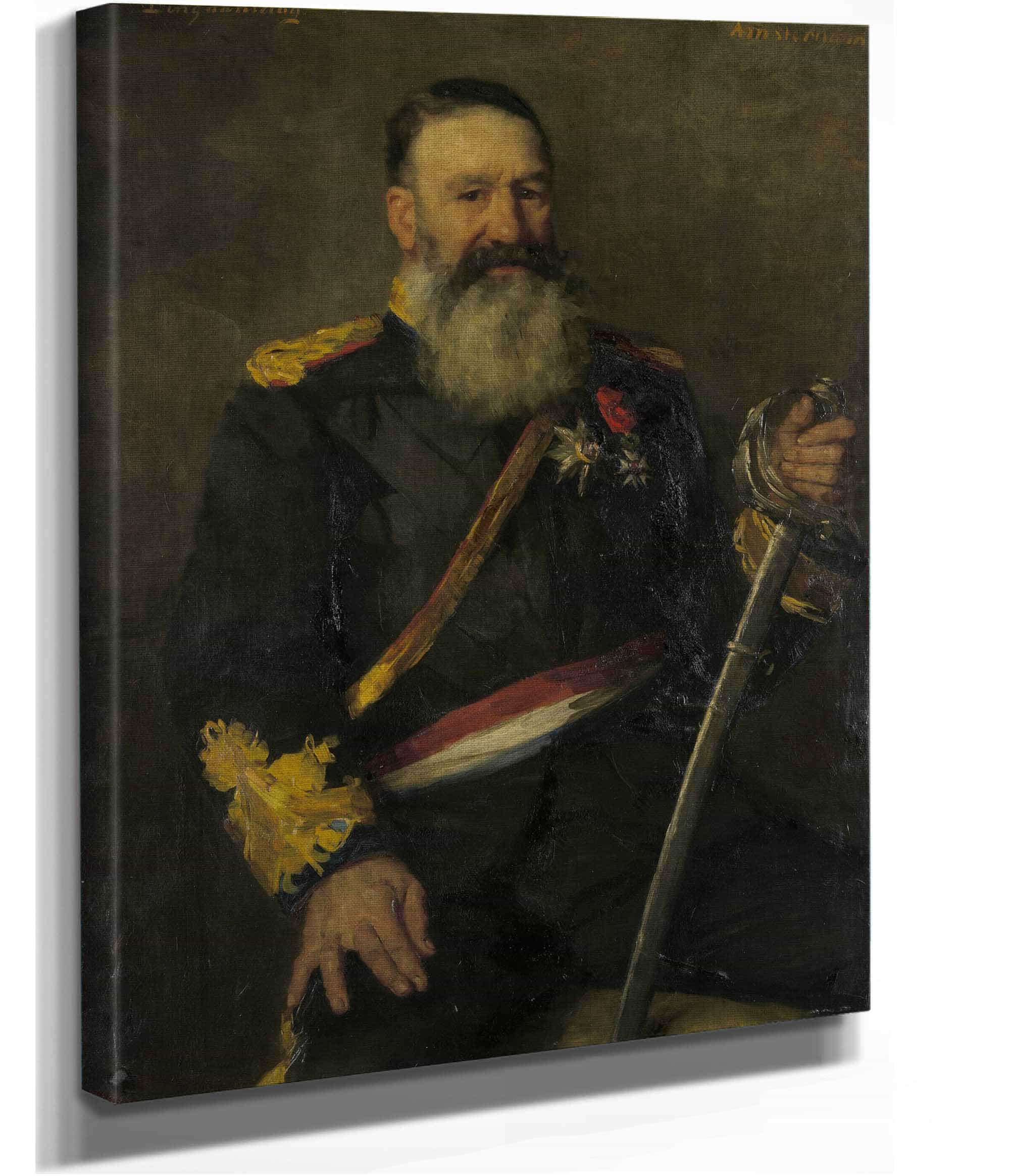 Piet J Joubert  Commandant Generaal Van De Zuidafrikaanse Republiek by Therese Schwartze