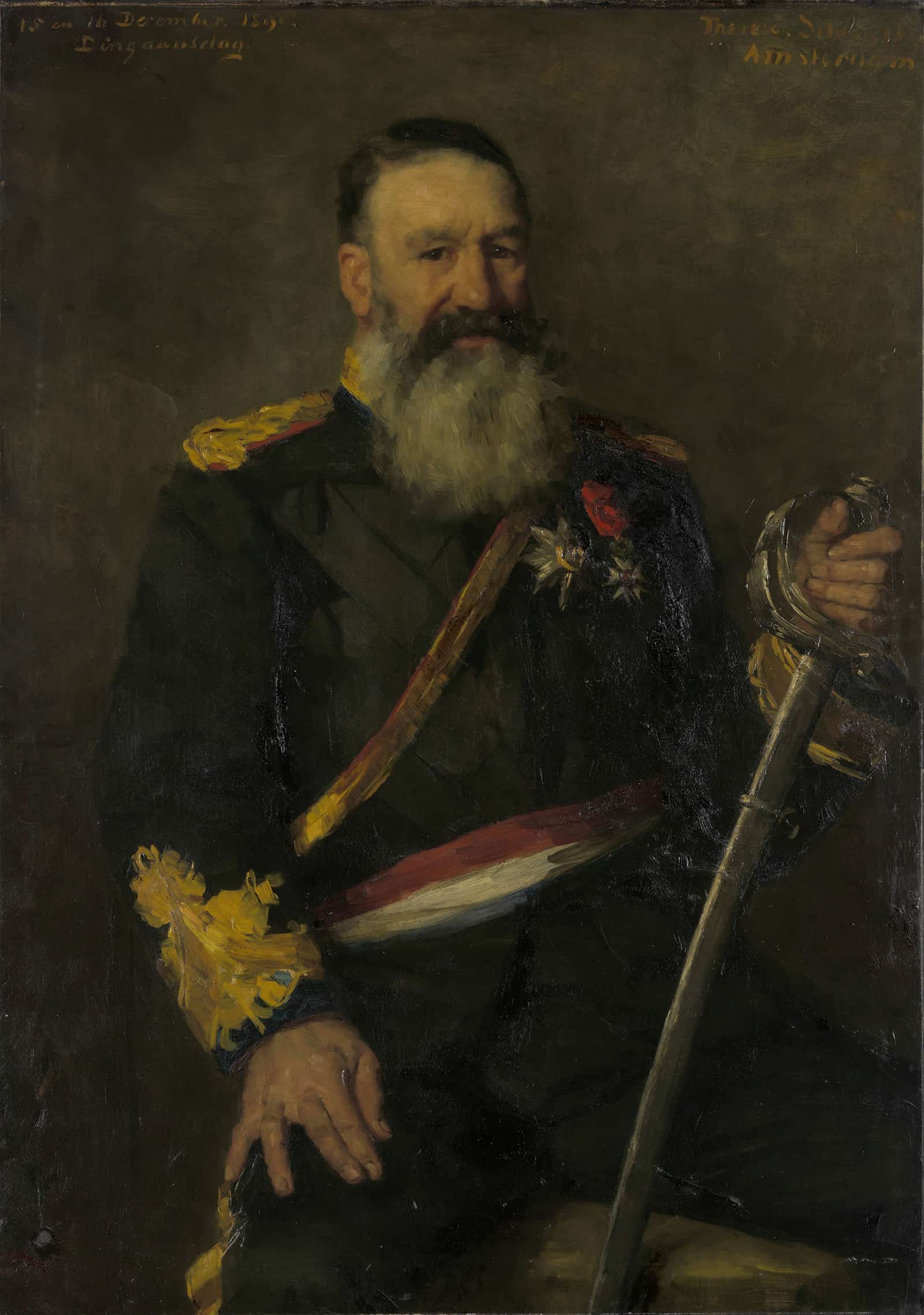 Piet J Joubert  Commandant Generaal Van De Zuidafrikaanse Republiek by Therese Schwartze