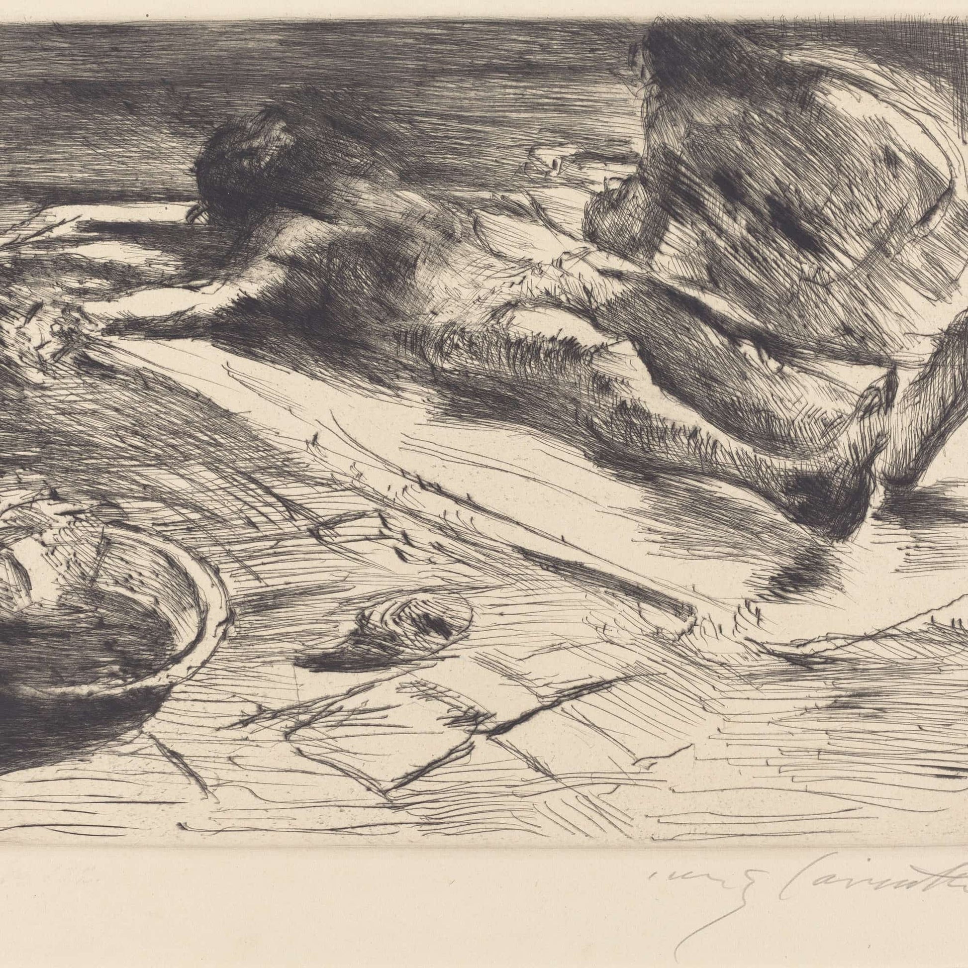 Pieta by Lovis Corinth